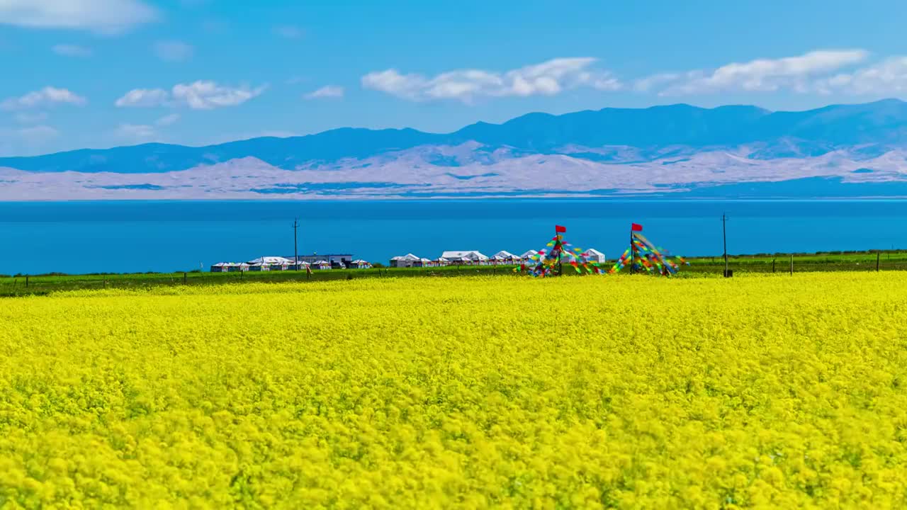 青海湖视频素材