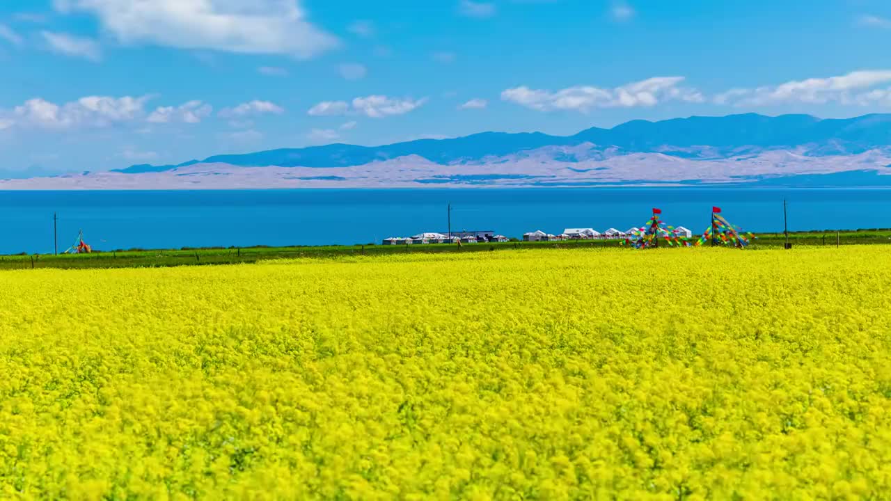 青海湖视频素材