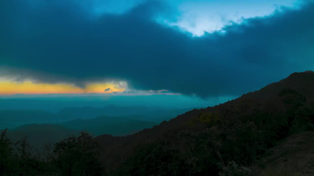 太极顶山日出视频下载