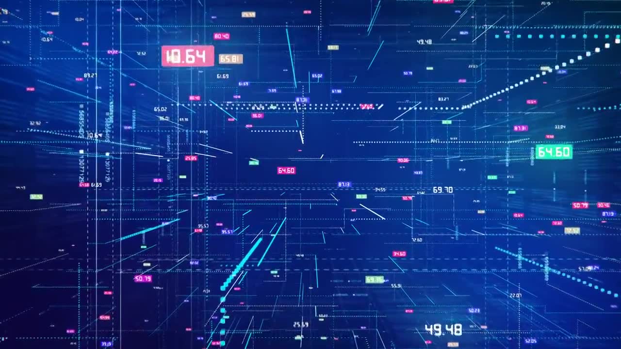 科技空间背景视频素材画面1
