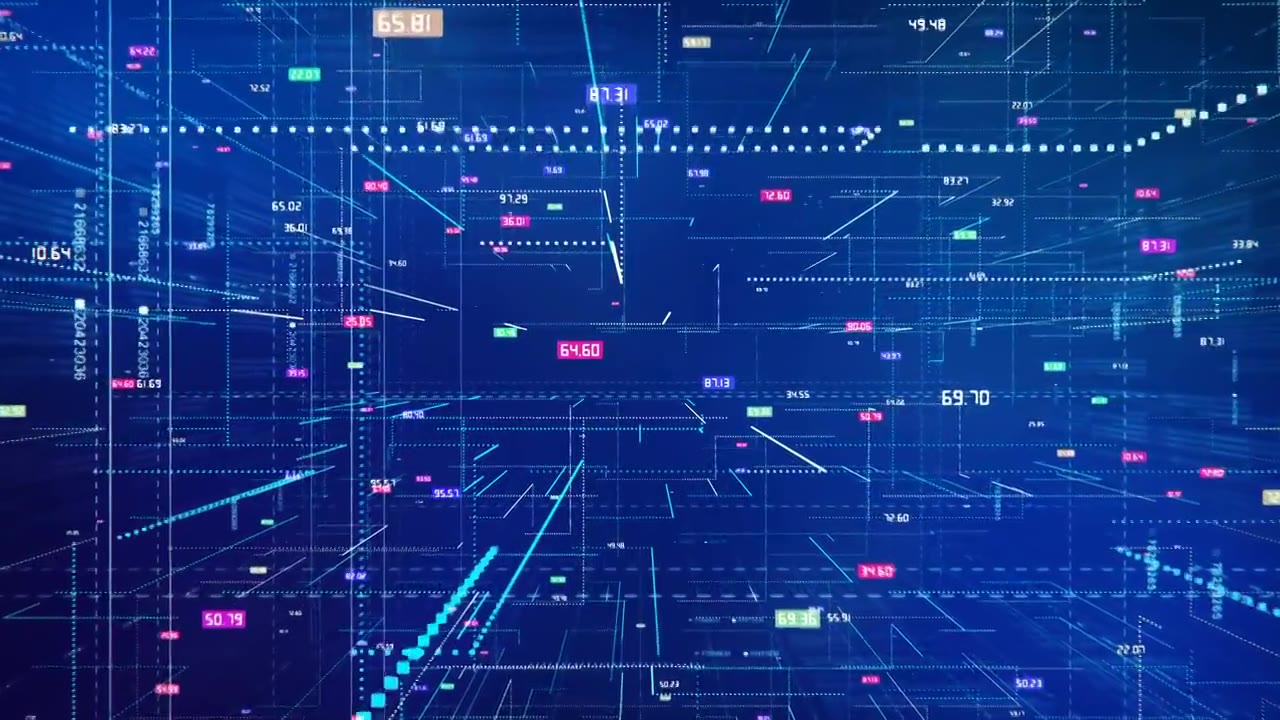 科技空间背景视频素材画面2