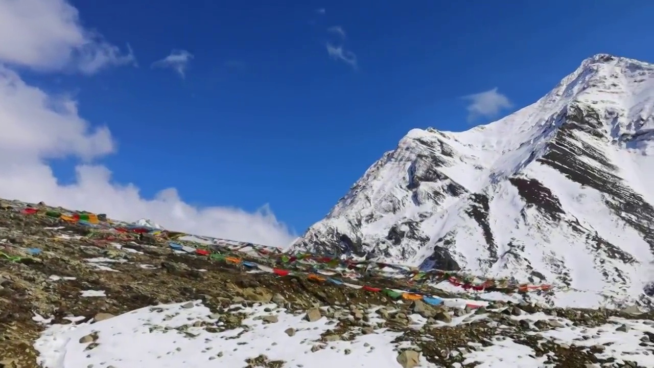 中国 西藏 林芝 察隅 雪山视频素材