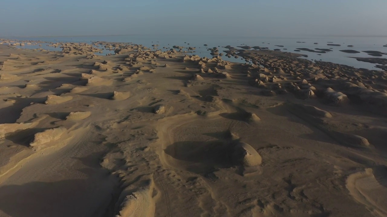 青海省海西州南八仙雅丹地貌视频素材