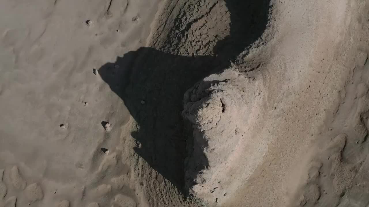 青海省海西州南八仙雅丹地貌视频素材