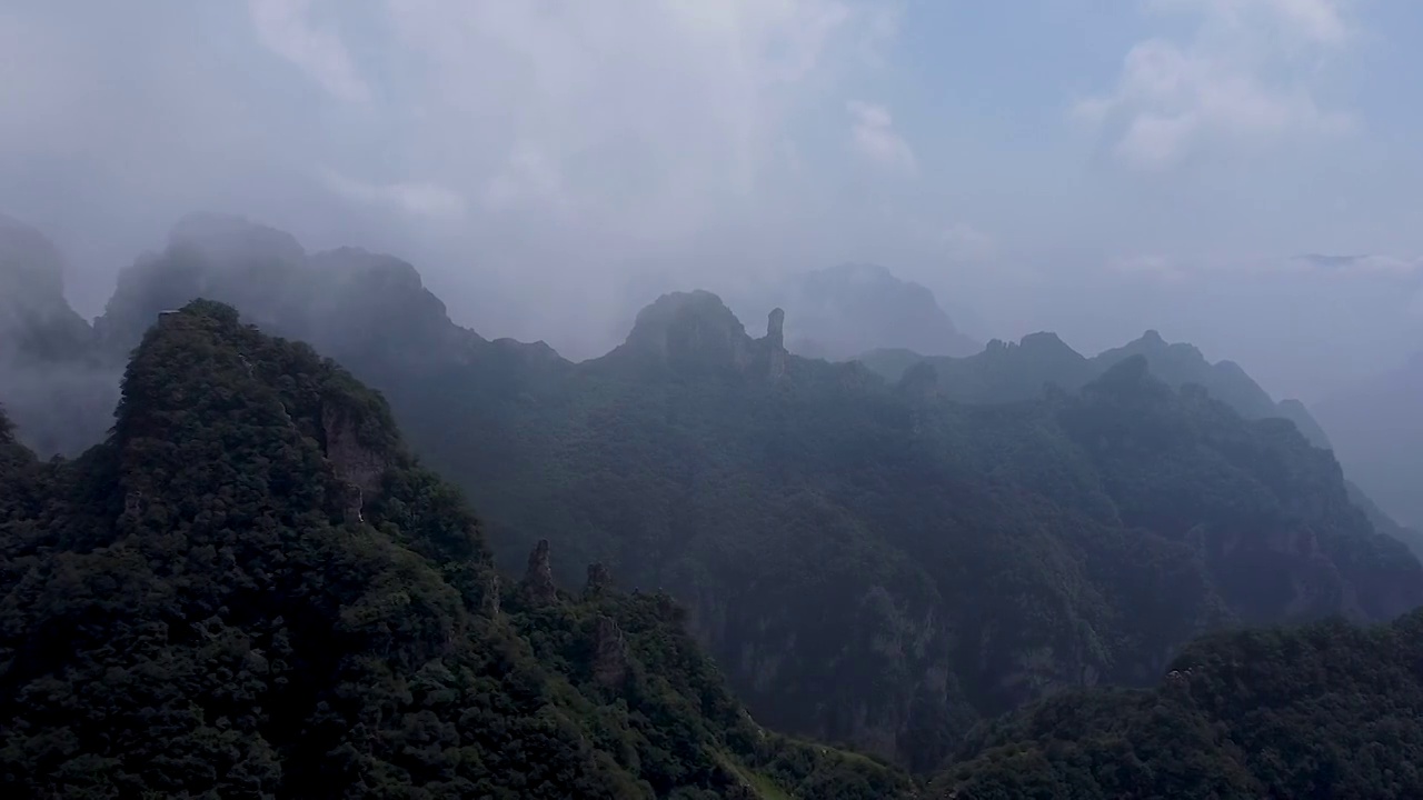 太行王莽岭3视频素材