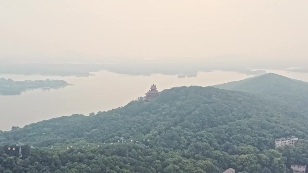 武汉东湖晨曦视频素材