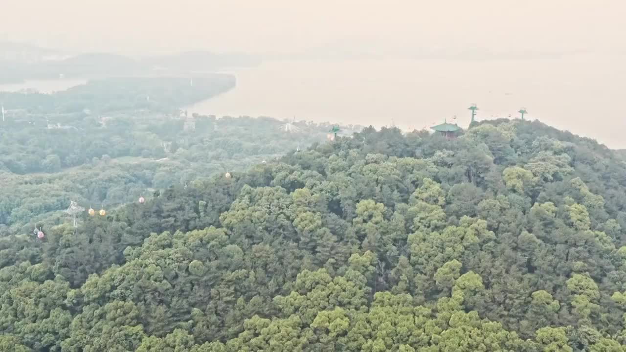 武汉东湖晨曦视频素材