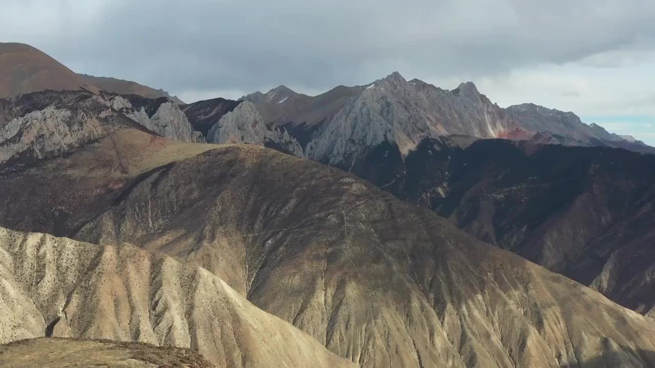 西藏昌都：怒江72拐及业拉山视频素材