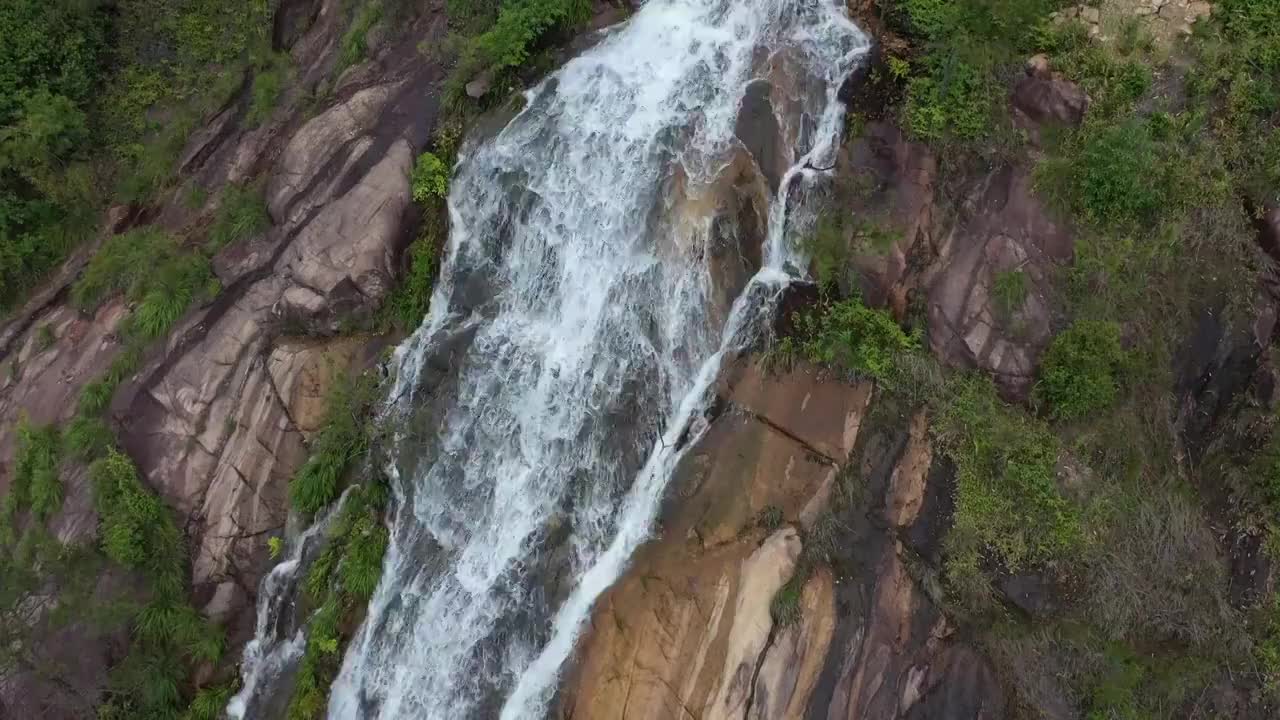 浙江天台山瀑布视频素材