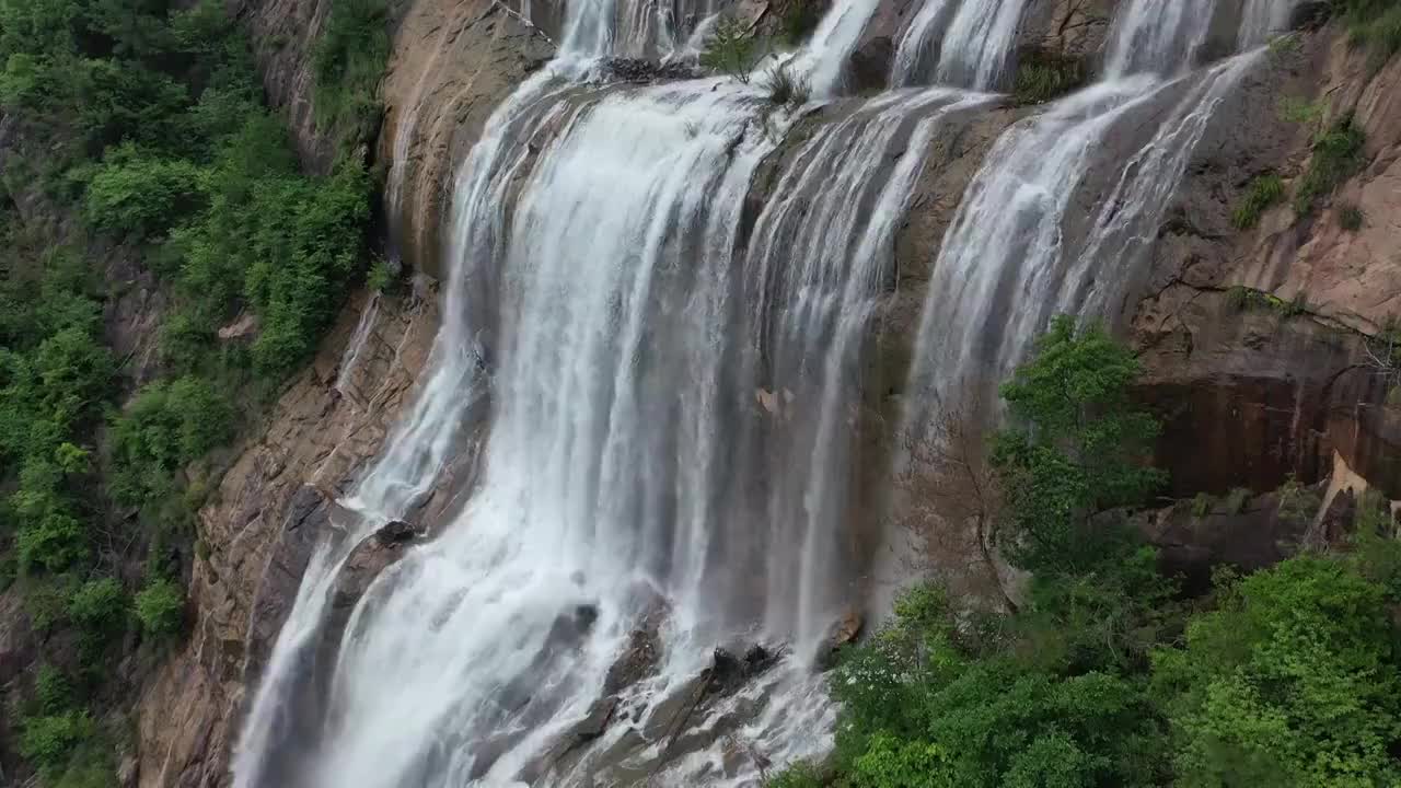 浙江天台山瀑布视频素材