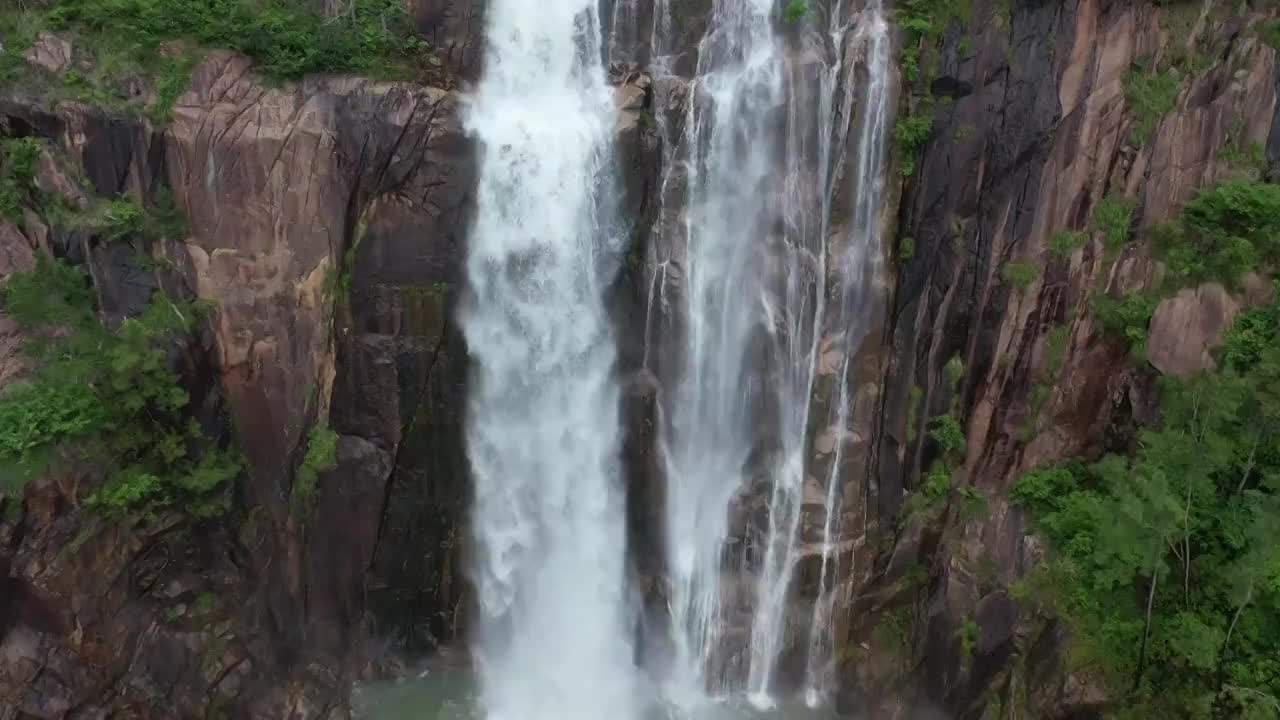 浙江天台山瀑布视频素材