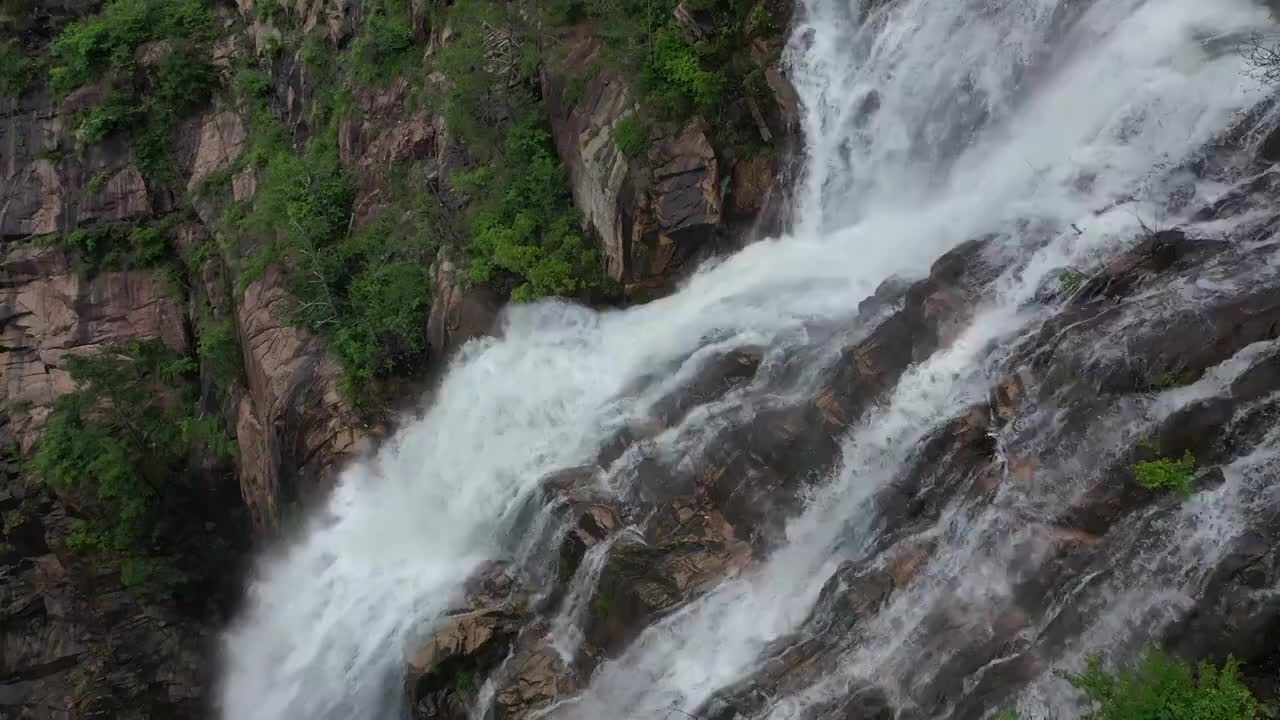 浙江天台山瀑布视频素材