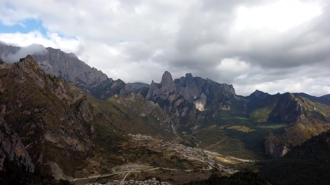 甘南迭部扎尕那风景视频素材