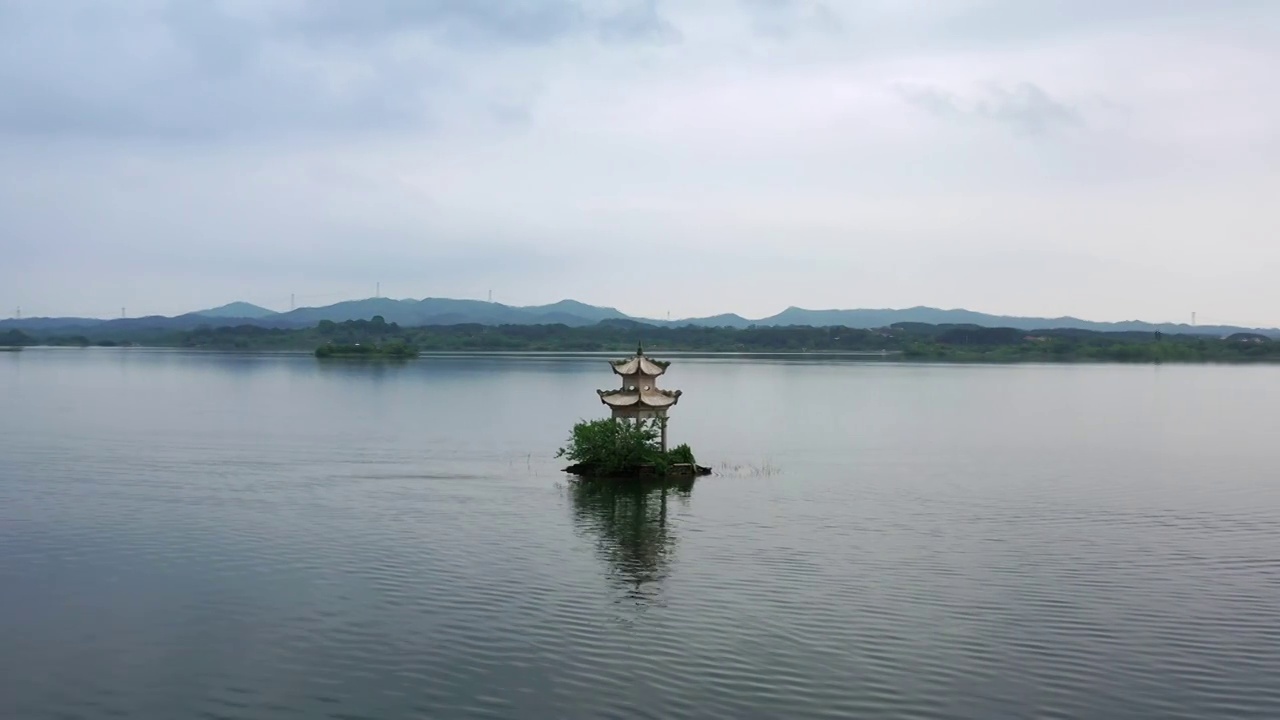 湖北武汉木兰湖景区风光视频素材