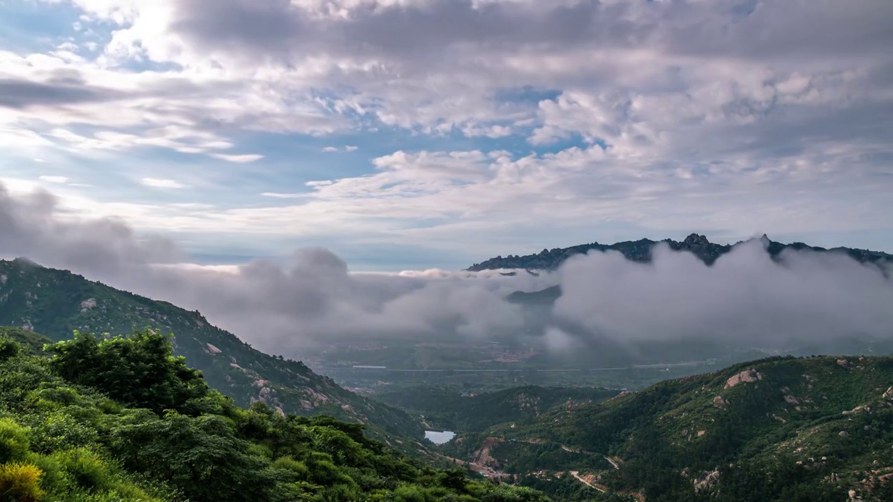 青岛的云海视频素材