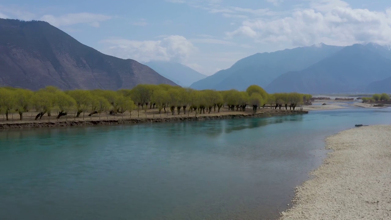 尼洋河视频素材