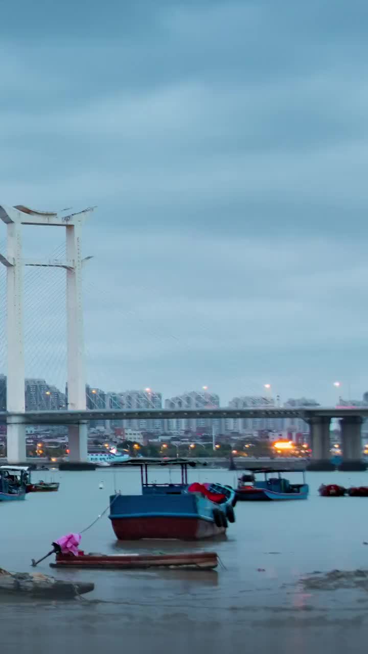 中国福建省泉州市晋江市城市风光视频素材