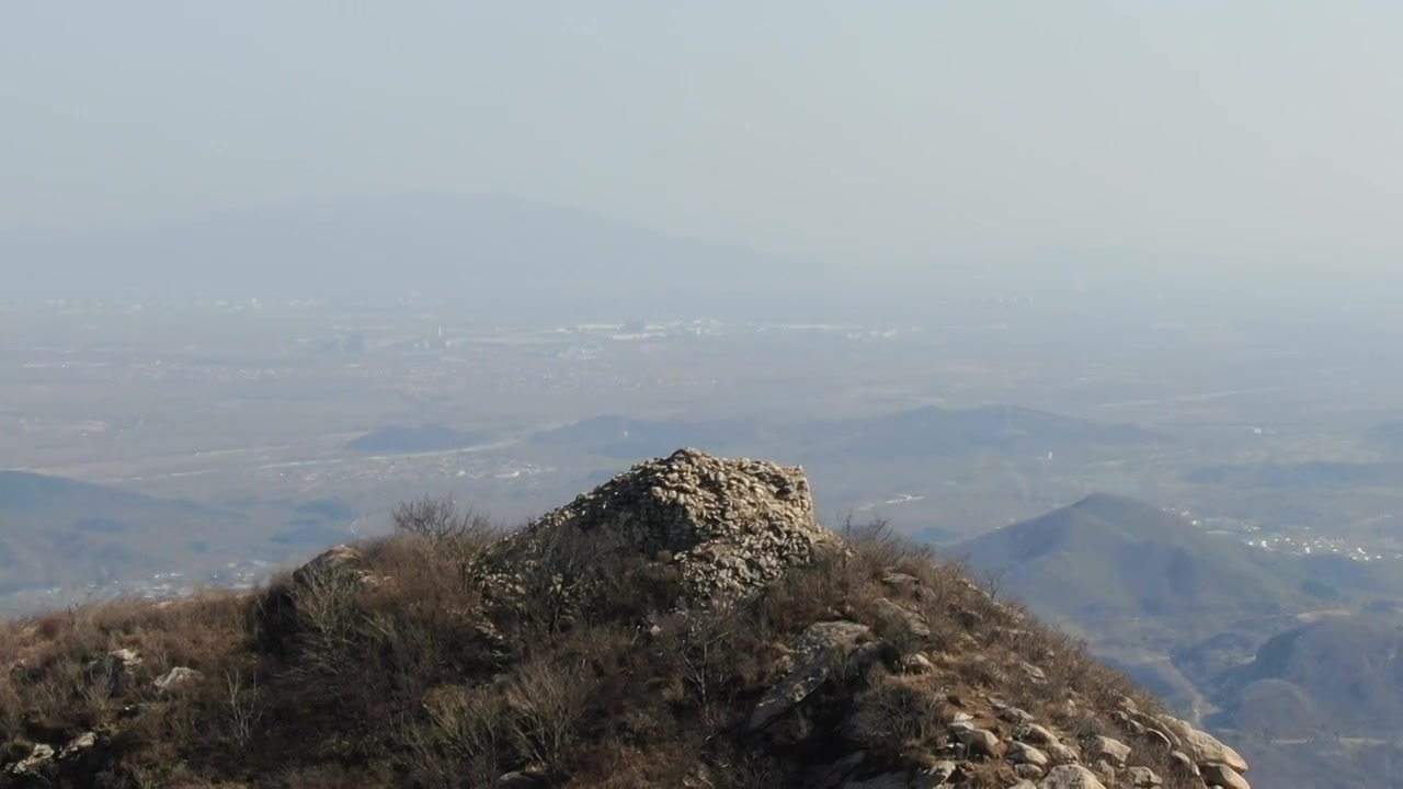 航拍河防口长城视频素材画面4