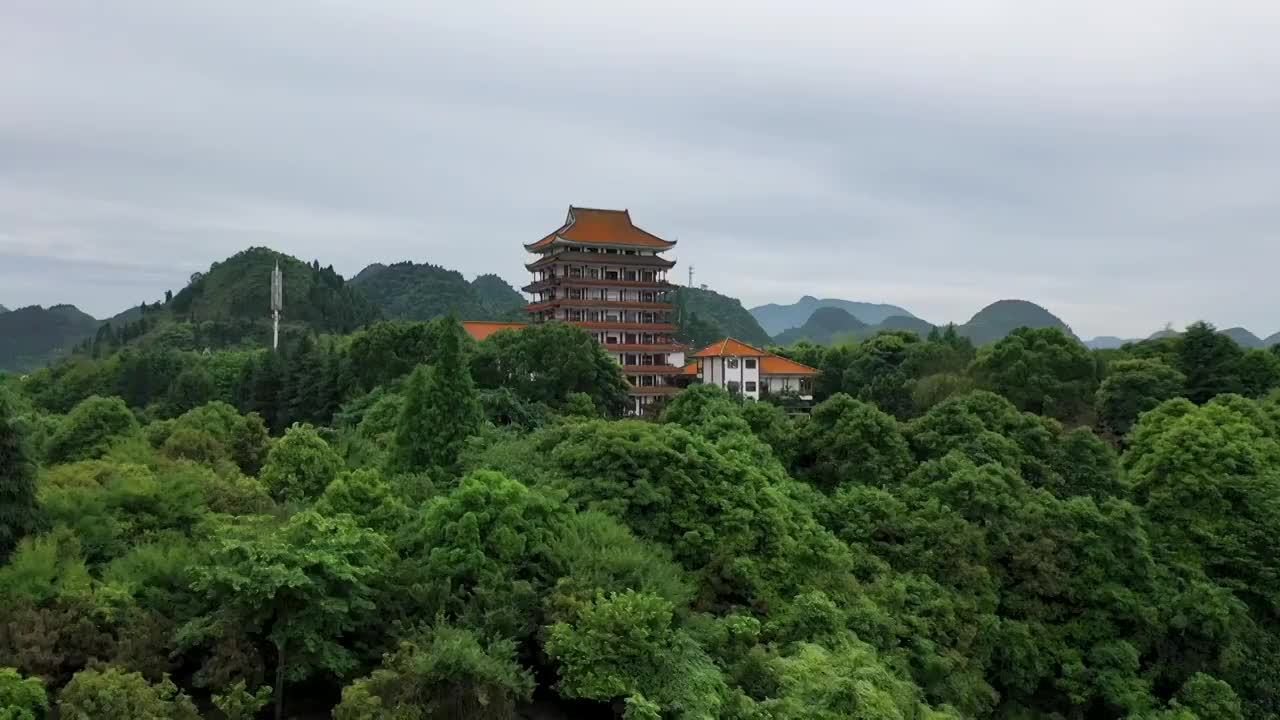 湘西花垣图书馆视频素材