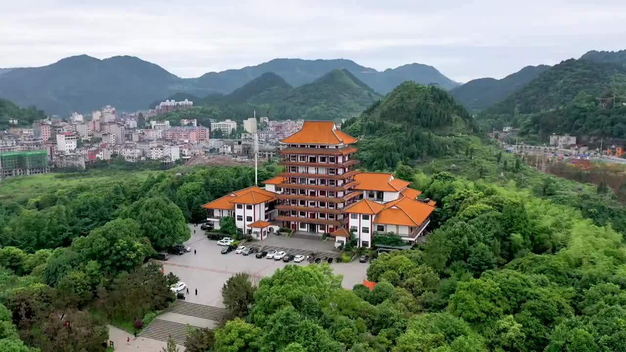 湘西花垣图书馆（二）视频素材