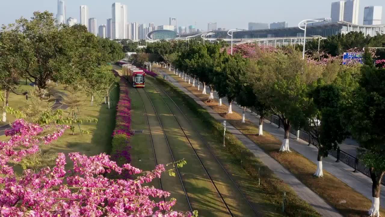 广州城市景观航拍视频素材