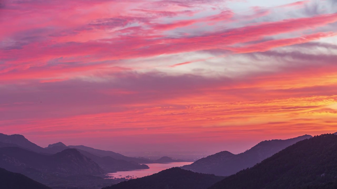 夕阳视频素材