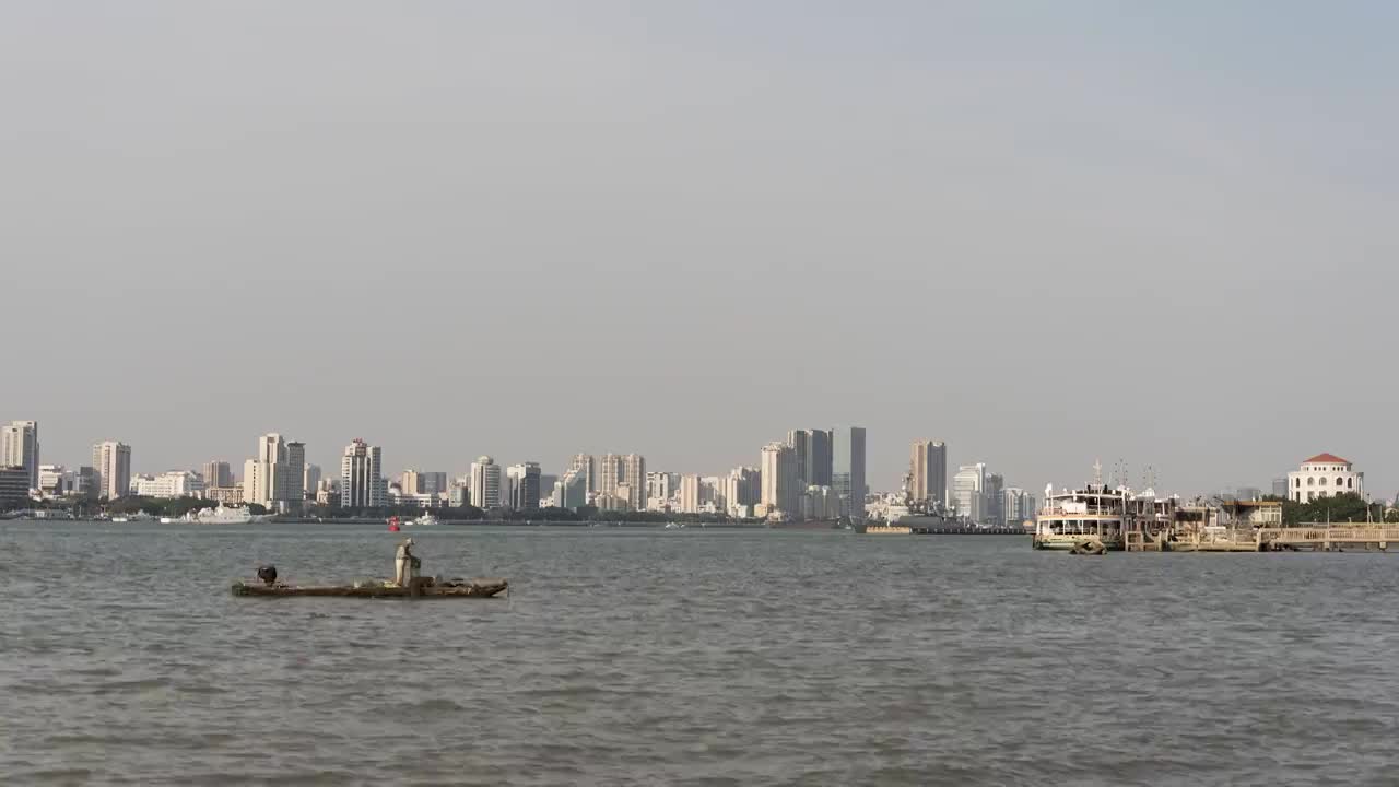 汕头礐石内海湾视频素材