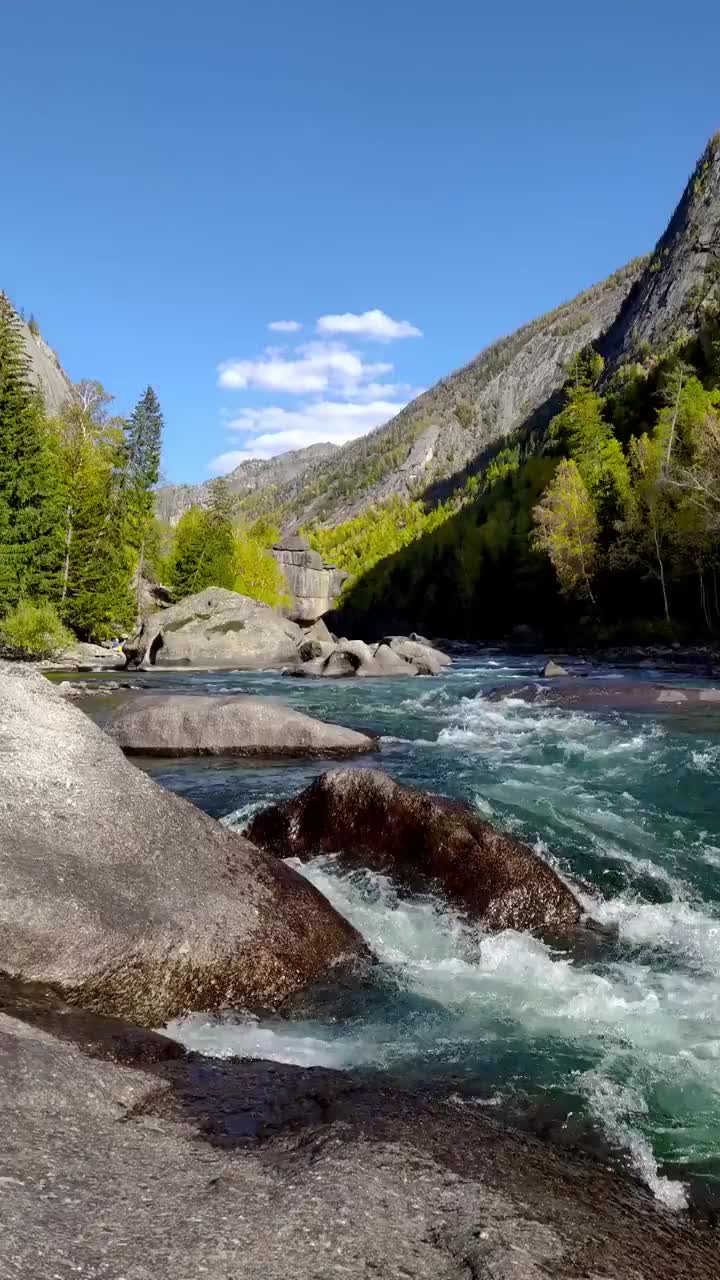 新疆可可托海景区视频素材