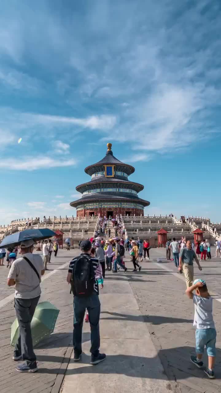 天坛祈年殿视频素材