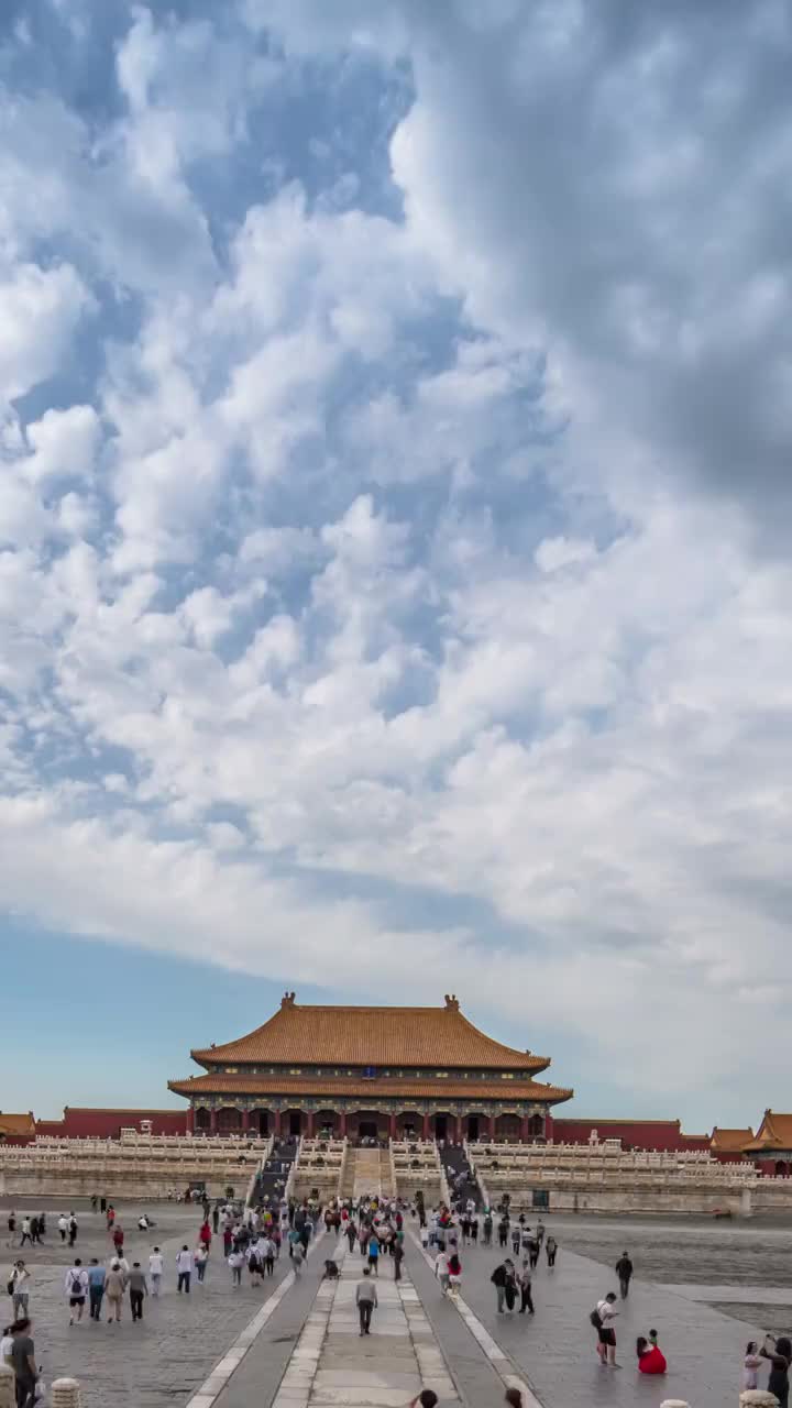 北京故宫太和殿视频素材