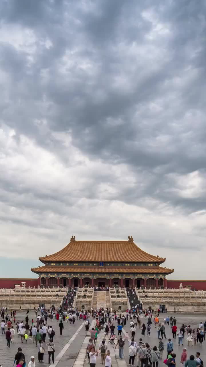 北京故宫太和殿视频素材