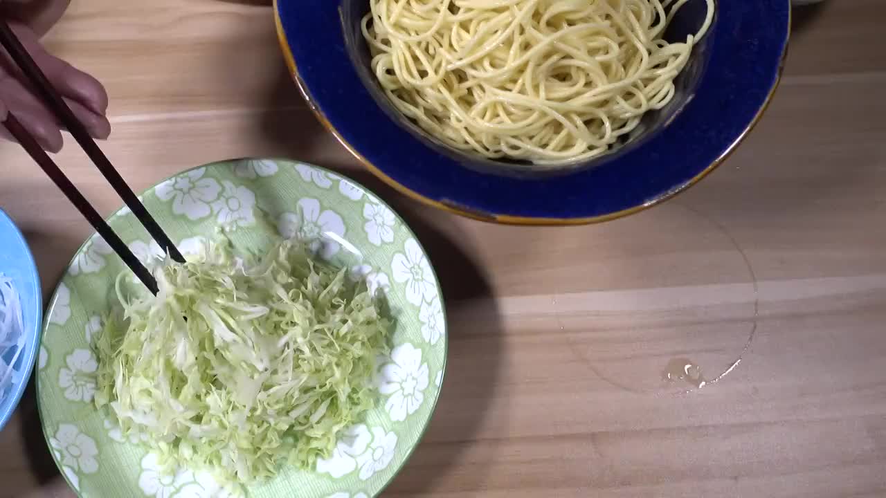 制作三丝拌面视频素材