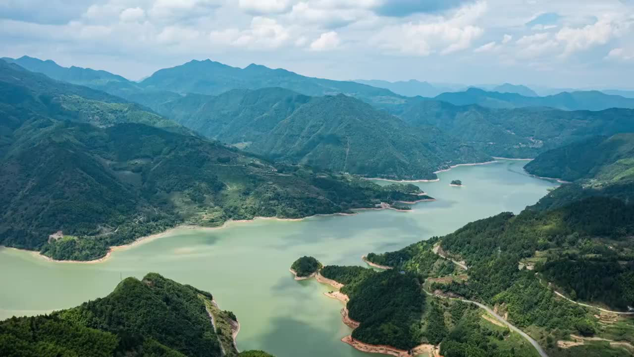 景宁千峡湖延时视频素材