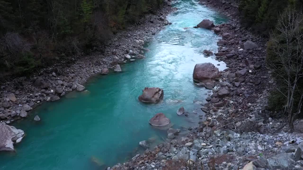 中国最美景观大道川藏南线风光视频素材