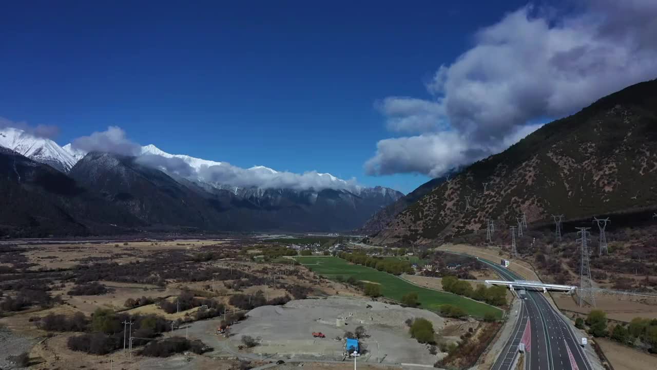 中国最美景观大道川藏南线风光视频素材