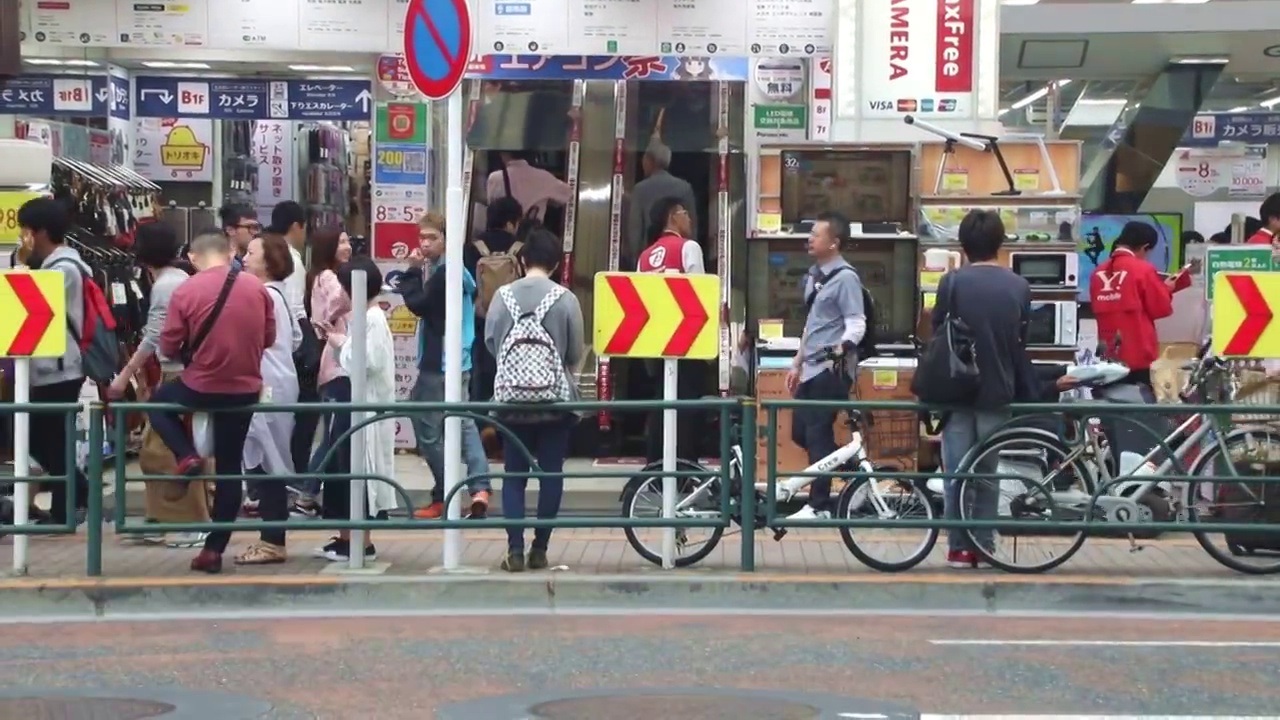 日本东京街道街景视频素材