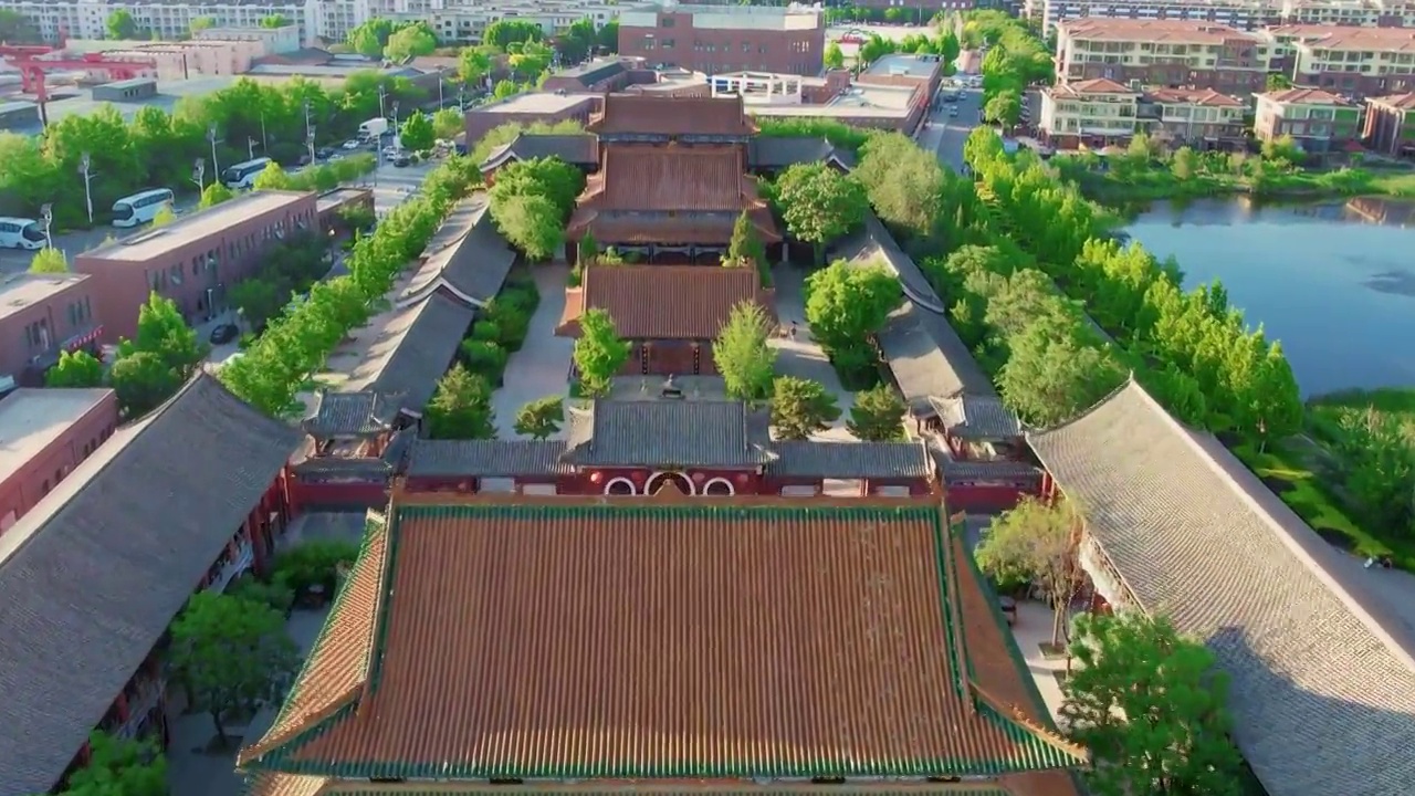 峰山药王古寺航拍视频下载