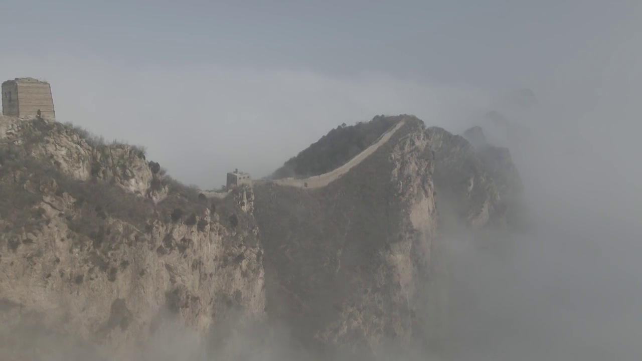 长城大云海大景观视频素材