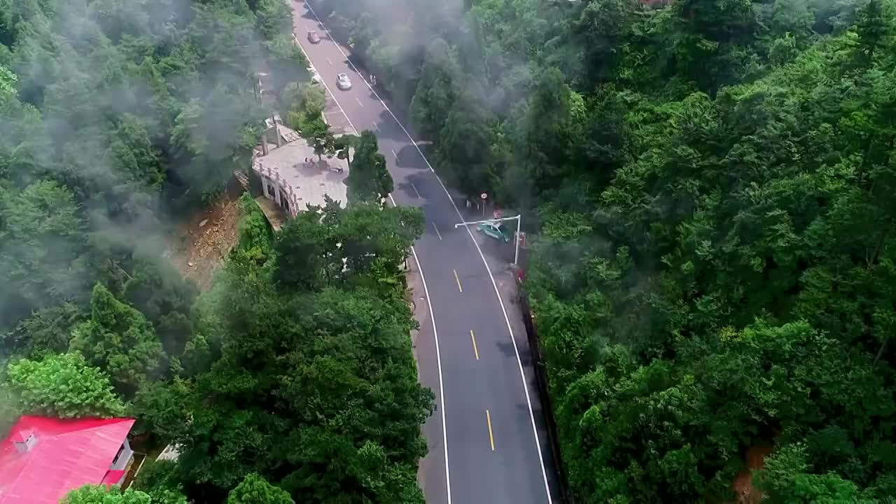 庐山山路视频素材