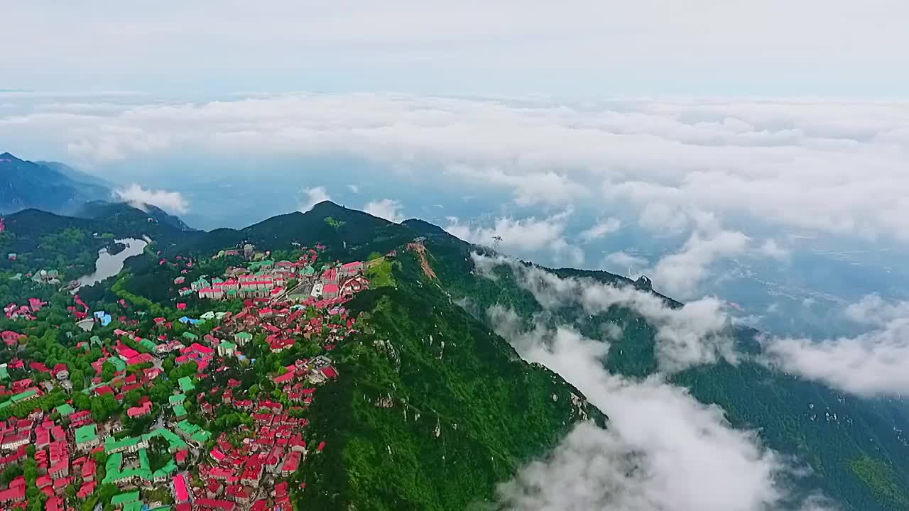 庐山牯岭镇视频素材