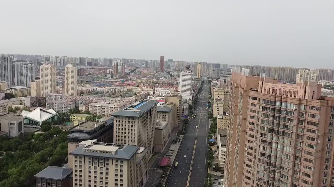 哈尔滨 地标 航拍素材 黑龙江 哈尔滨市 城市 商业 风光片视频素材