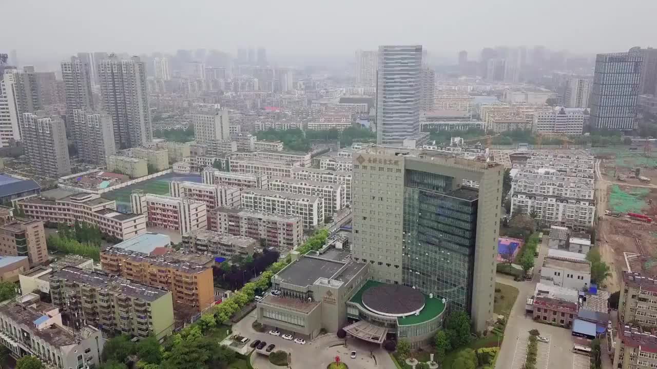 连云港 地标 航拍素材 江苏 连云港市 城市 商业 风光片视频素材