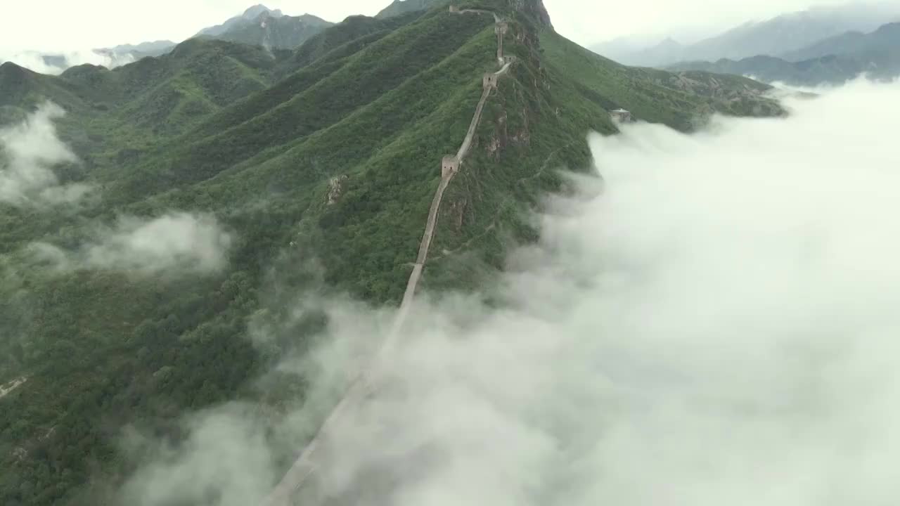 长城云海大海视频素材