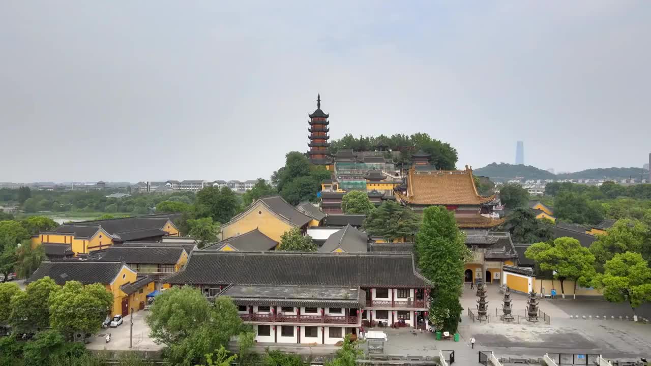 金山寺景区视频素材