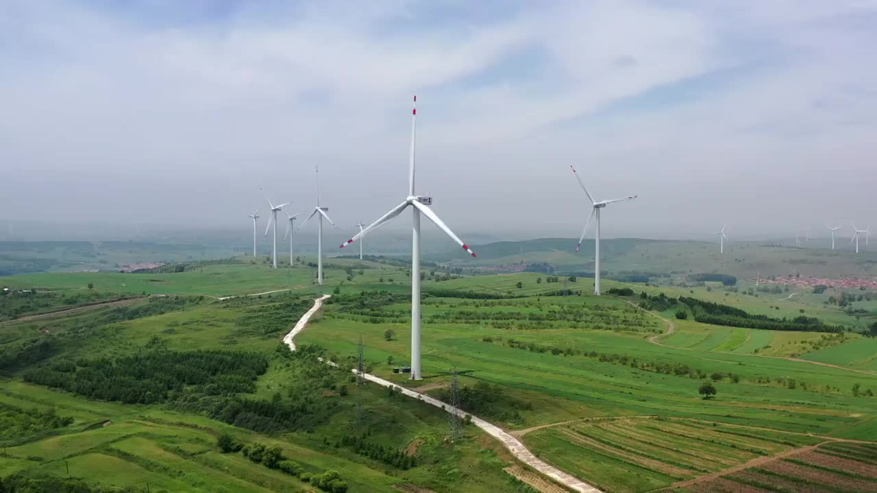 河北张家口草原天路夏季风光视频素材