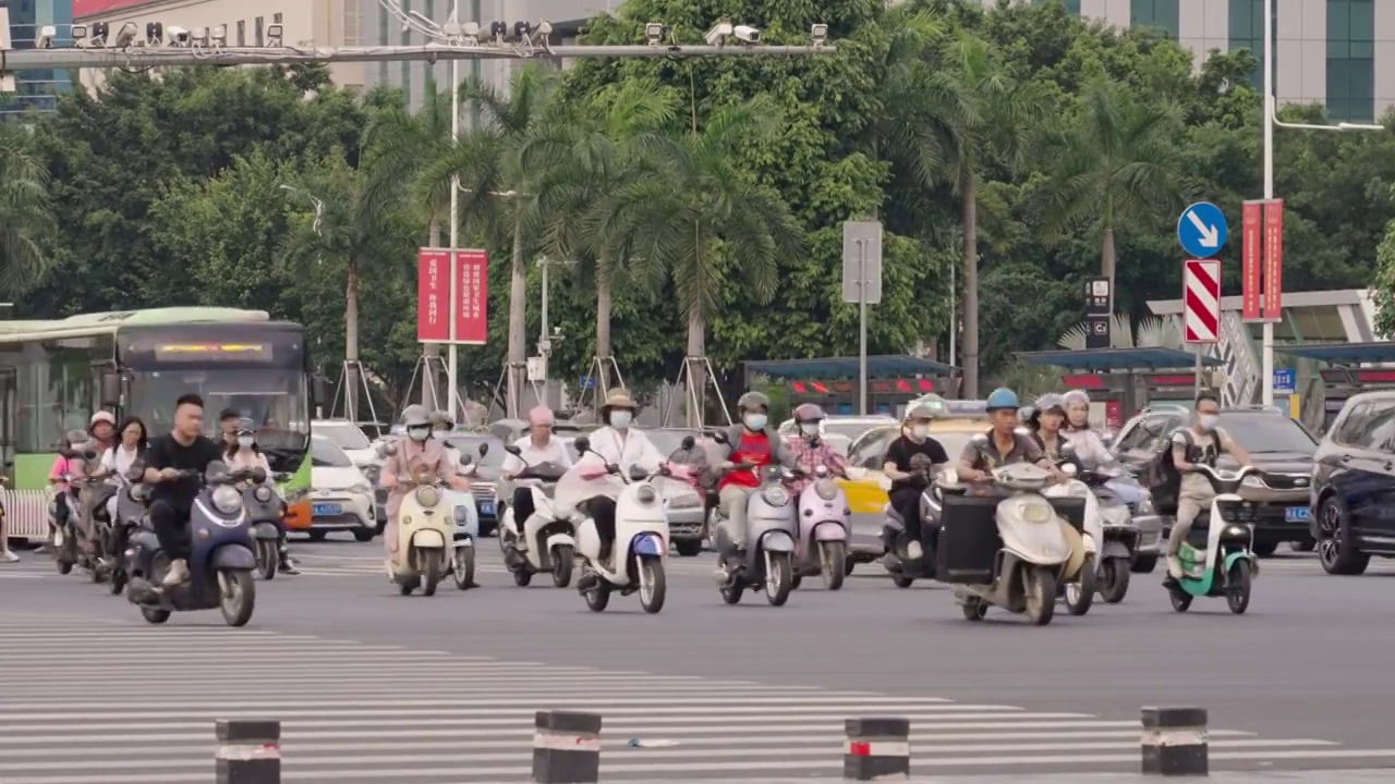 城市的交通视频素材