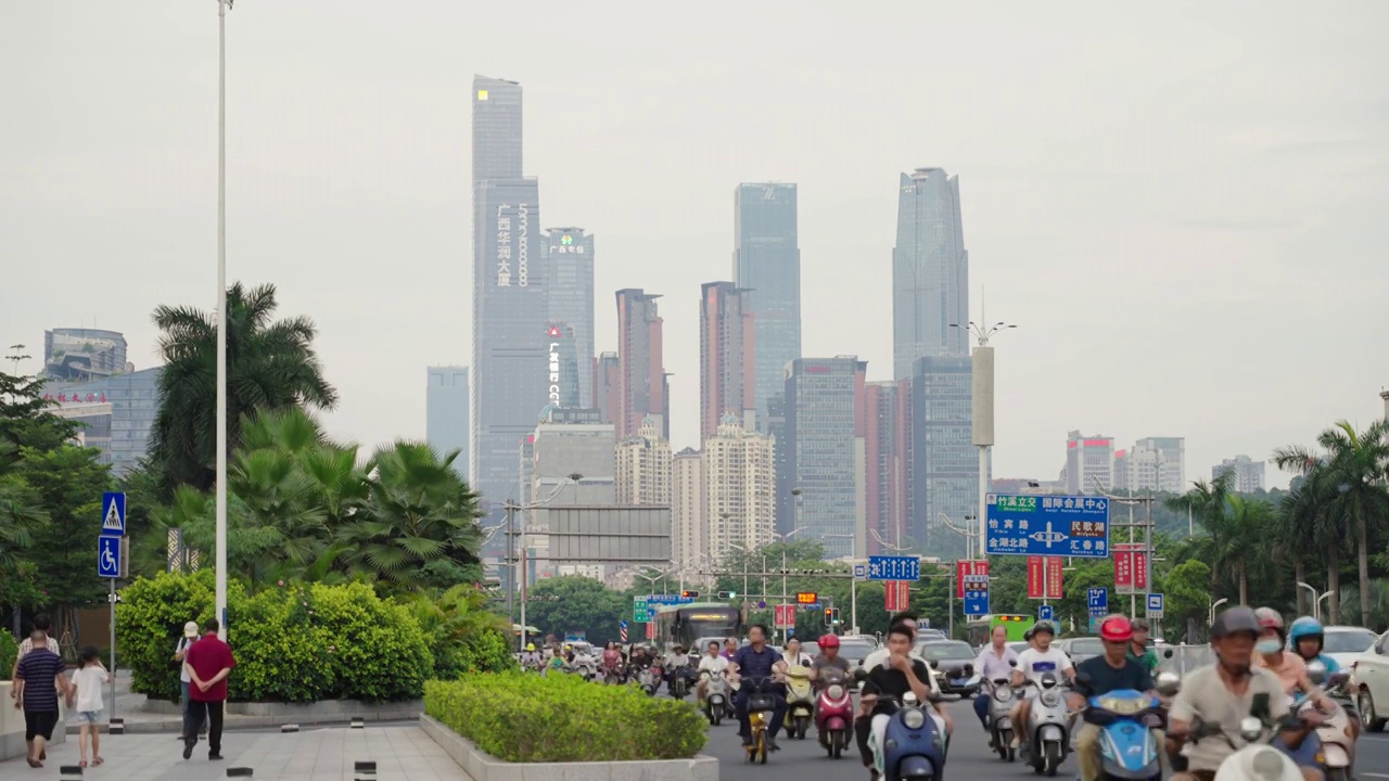 城市的交通视频素材