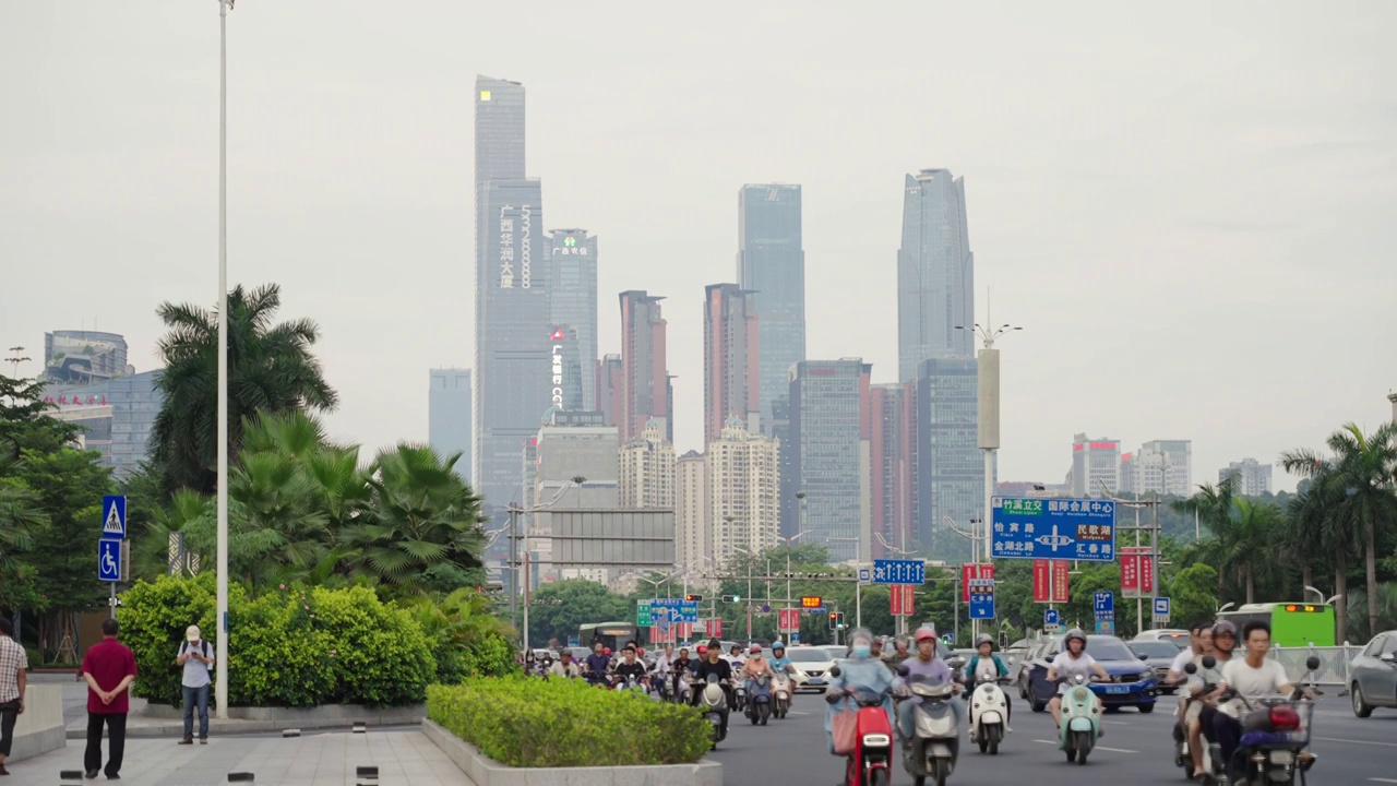 城市的交通视频素材