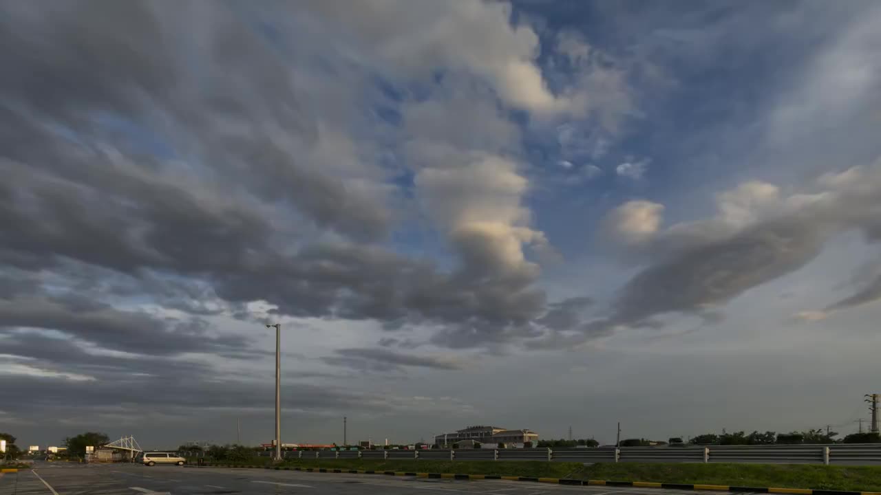 雨后天空云彩延时4k视频素材