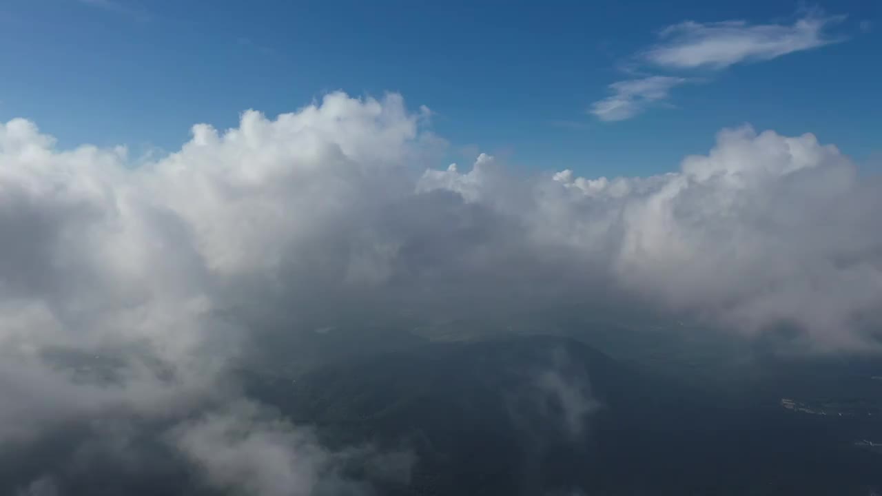 高空穿云4k视频素材